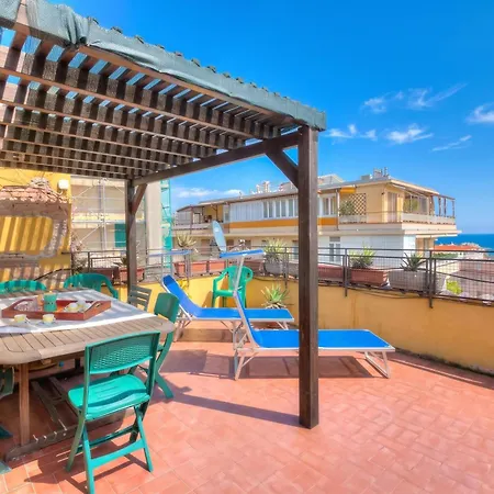 아파트 Ca Moretto Sea-view Terrace Flat In - Happy *